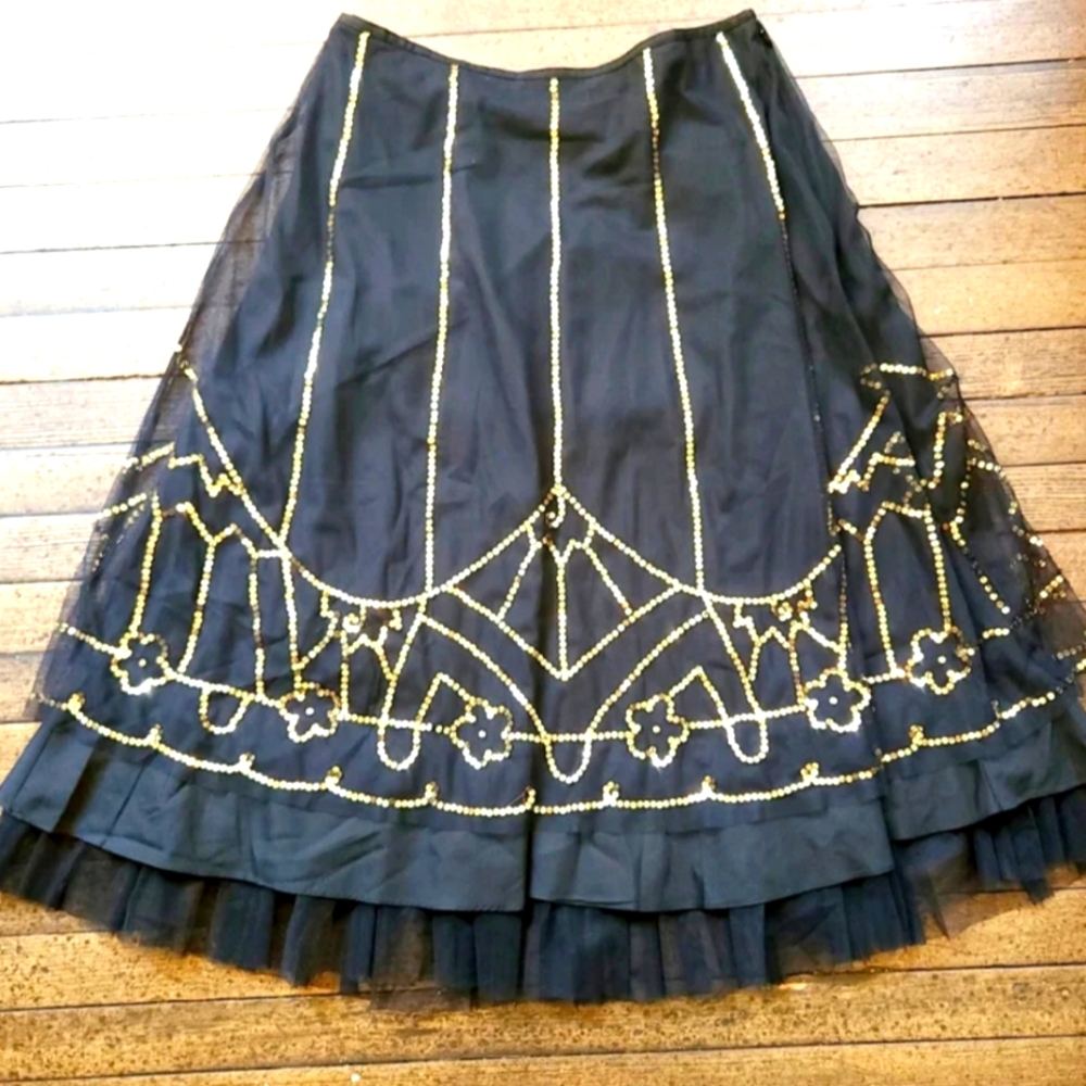 Gypsy Pinky Sequined Skirt